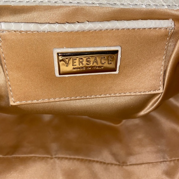 Versace Fur Off White Satchel - Picture 14 of 15